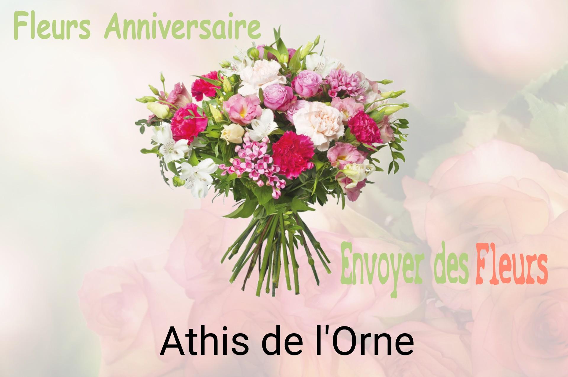 Bouquet de fleurs d’anniversaire livré à Athis-de-l'Orne