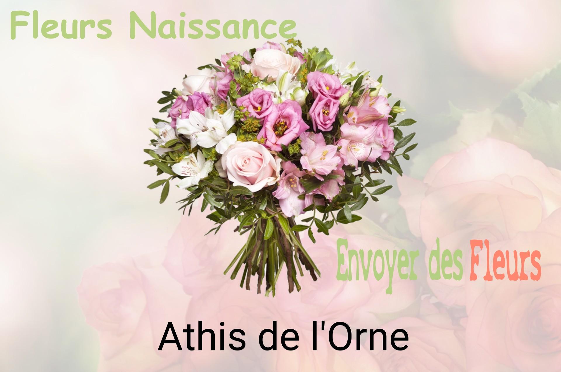 Bouquet de fleurs de naissance livré à Athis-de-l'Orne